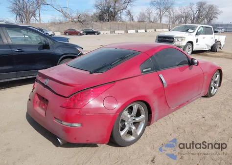 2006 Nissan 350Z Touring z USA, uszkodzony, nr VIN JN1AZ34D26M306792